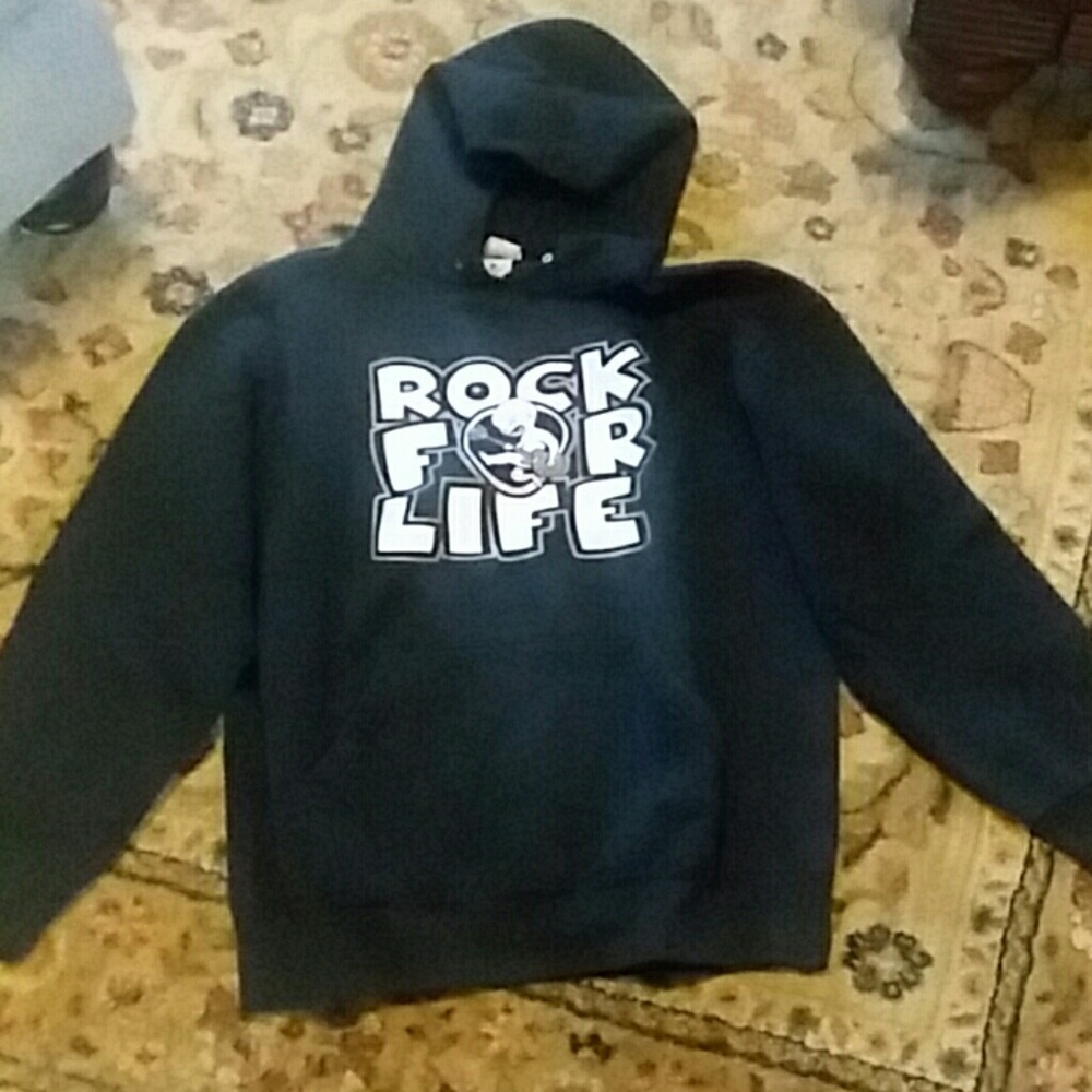 Pullover sweat shirt with hood